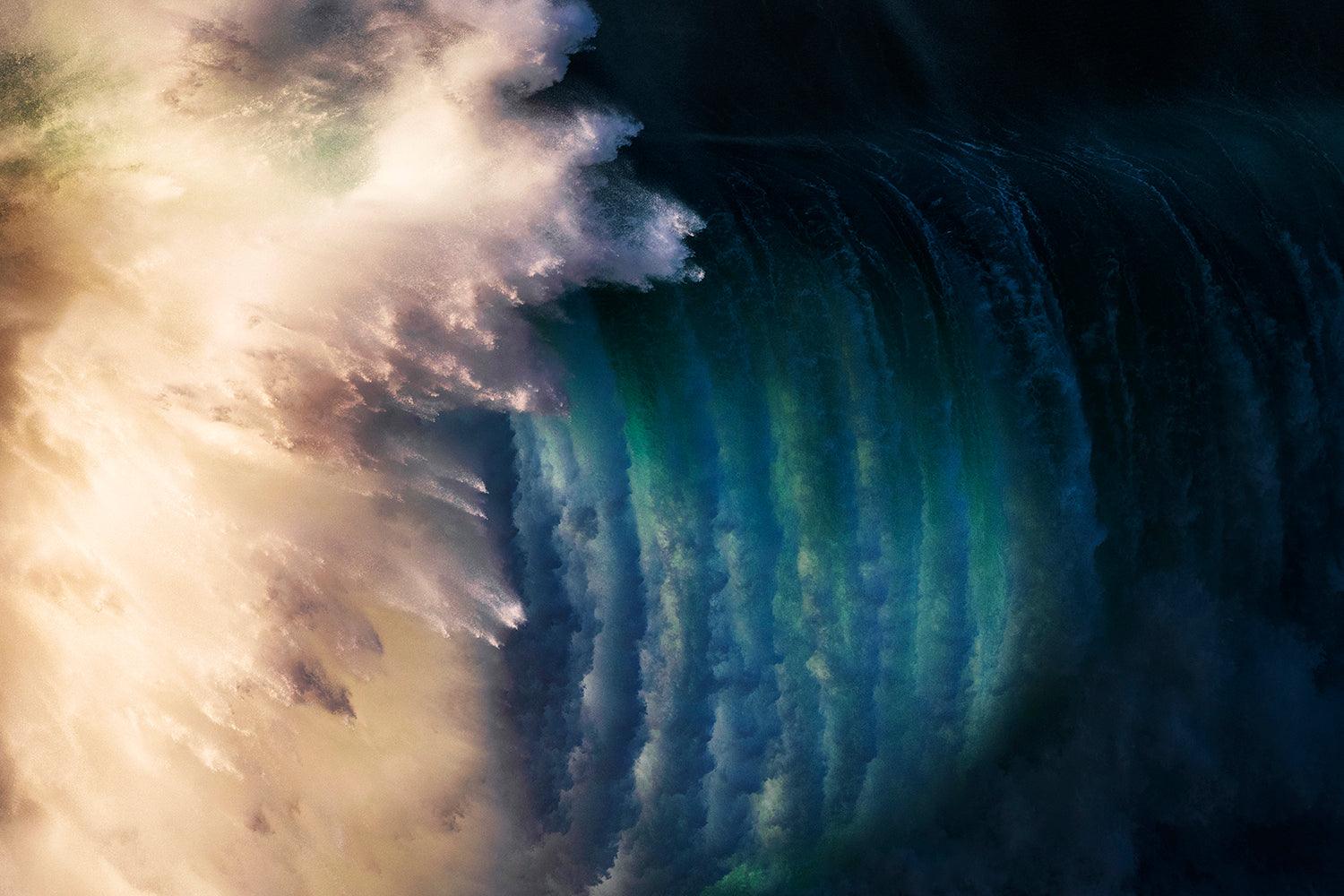 photograph of breaking wave by Ray Collins