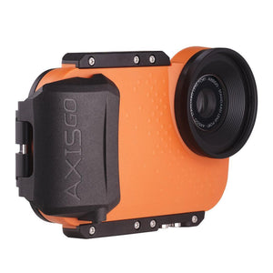 AxisGO 8 Water Housing for iPhone 7/ iPhone 8 Sunset Orange - CLEARANCE