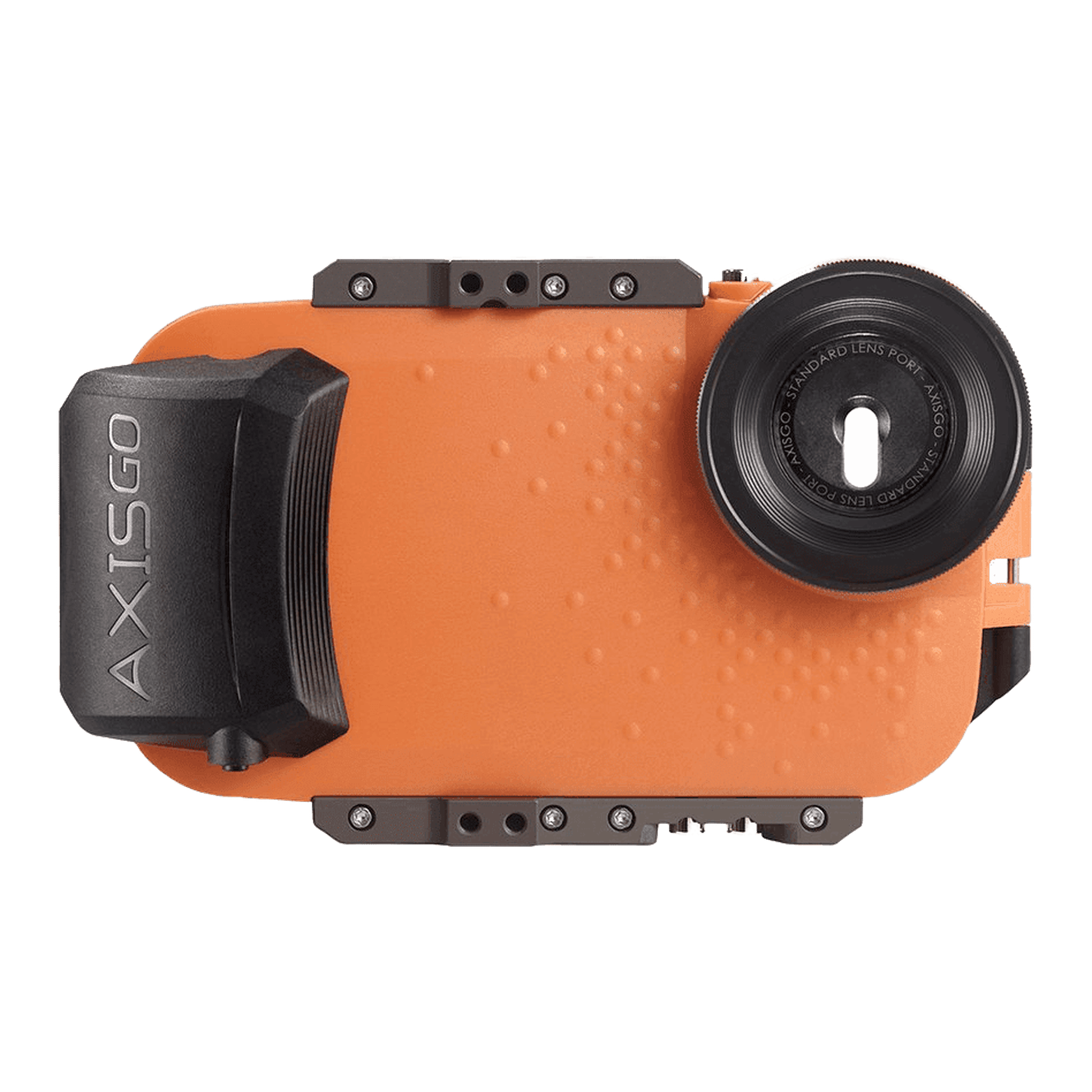 AxisGO 8+ Water Housing for iPhone 7 Plus / iPhone 8 Plus Sunset Orange <br> OPEN BOX