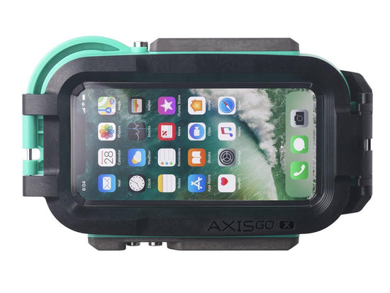 AxisGO X Water Housing for iPhone XS/X Seafoam Green