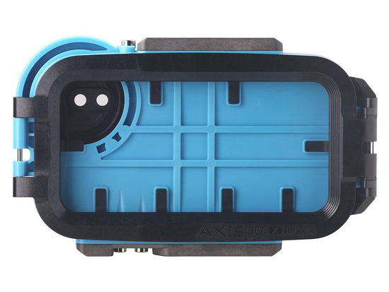 AxisGO XS MAX/XR Water Housing for iPhone  XS MAX / XR Electric Blue